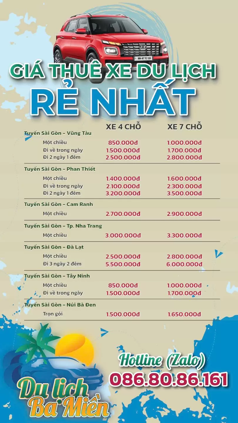 Thuê xe đi Vũng Tàu